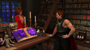 Картинка 3д+графика фантазия+ fantasy фон девушка взгляд