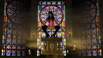 Картинка 3д+графика фантазия+ fantasy фон взгляд девушка