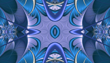 Картинка 3д+графика фракталы+ fractal цвет фон узор