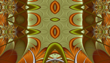 Картинка 3д+графика фракталы+ fractal цвет фон узор