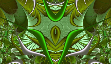 Картинка 3д+графика фракталы+ fractal узор фон цвет