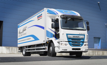 Картинка автомобили daf+ выставка улица daf