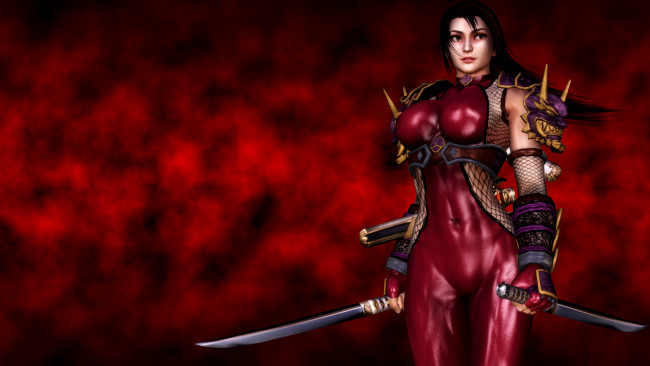 Обои картинки фото 3д графика, фантазия , fantasy, фон, взгляд, девушка