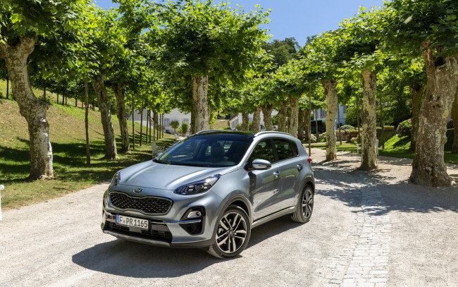 Обои картинки фото 2019 kia sportage, автомобили, kia, sportage, киа, кроссовер, корейские, серый, 2019
