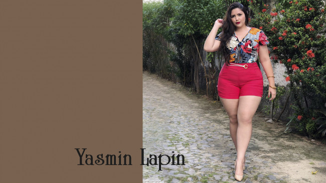 Обои картинки фото yasmin lapin, девушки, девушка, толстушка, big, beautiful, woman, модель, размера, плюс, yasmin, lapin, model, plus, size