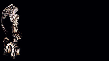 Картинка фэнтези ангелы ангел кладбище памятник