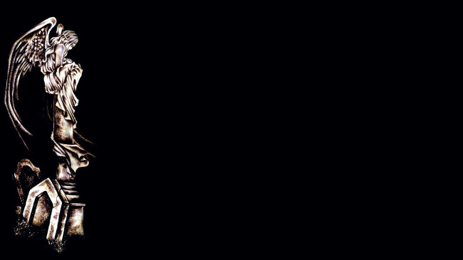 Обои картинки фото фэнтези, ангелы, ангел, кладбище, памятник