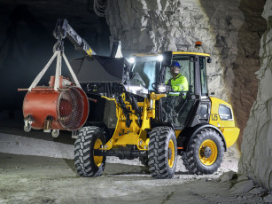 обоя техника, фронтальные погрузчики, volvo