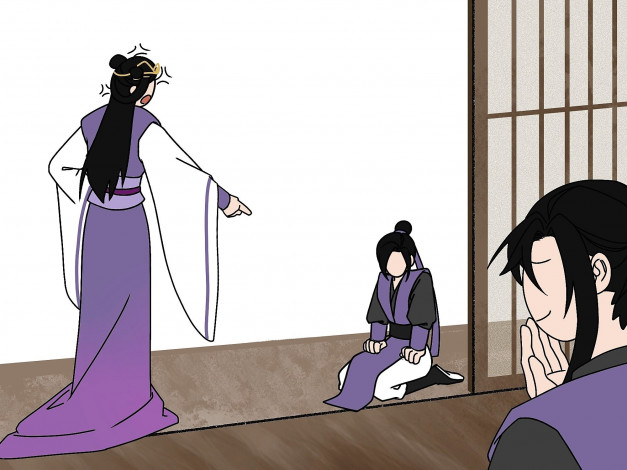 Обои картинки фото аниме, mo dao zu shi, госпожа, юй, вэй, усянь, цзян, чен, наказание