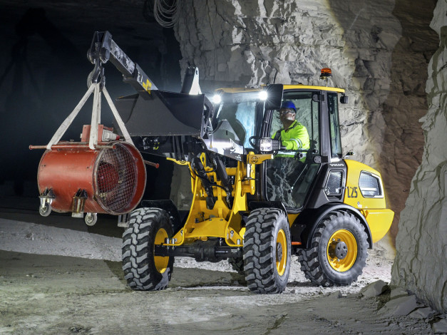 Обои картинки фото техника, фронтальные погрузчики, volvo