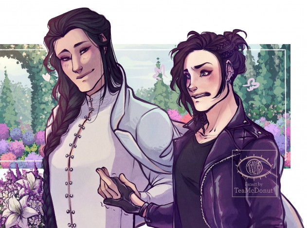 Обои картинки фото аниме, mo dao zu shi, цзян, чэн, лань, сичень