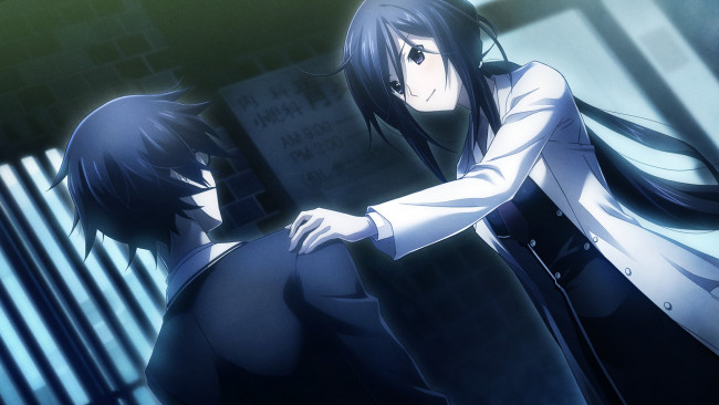 Обои картинки фото аниме, chaos,  head, хаос, дитя