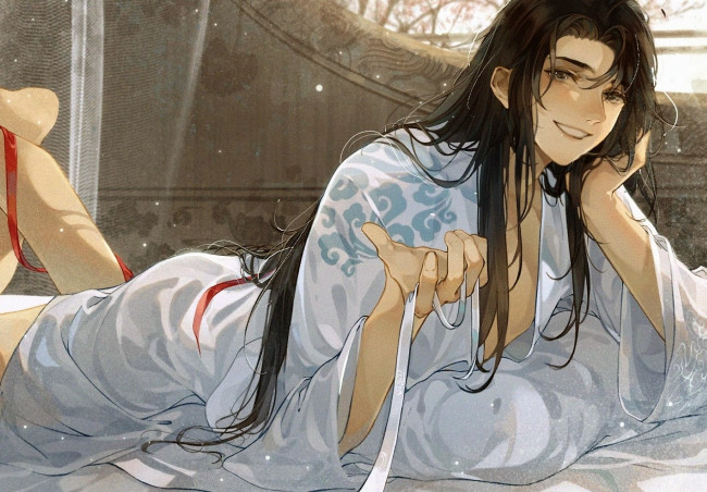 Обои картинки фото аниме, mo dao zu shi, вэй, усянь, лента