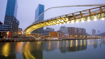 Картинка bilbao spain города -+мосты
