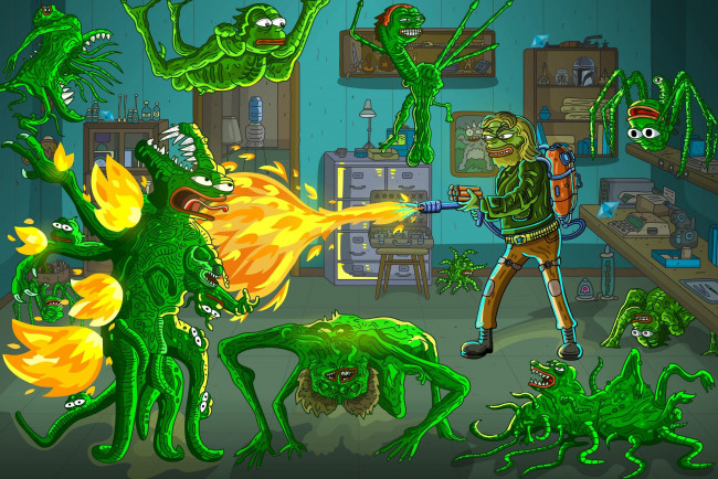 Обои картинки фото юмор и приколы, нечто, the, thing, пародия