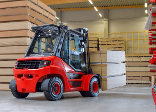 обоя техника, автопогрузчики, linde