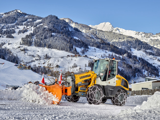 Обои картинки фото техника, снегоуборочная техника, liebherr