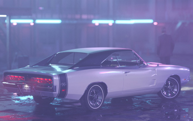 Обои картинки фото автомобили, 3д, dodge