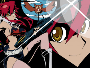 Картинка аниме tengen toppa gurren lagann yoko littner