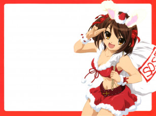 Картинка аниме the melancholy of haruhi suzumiya