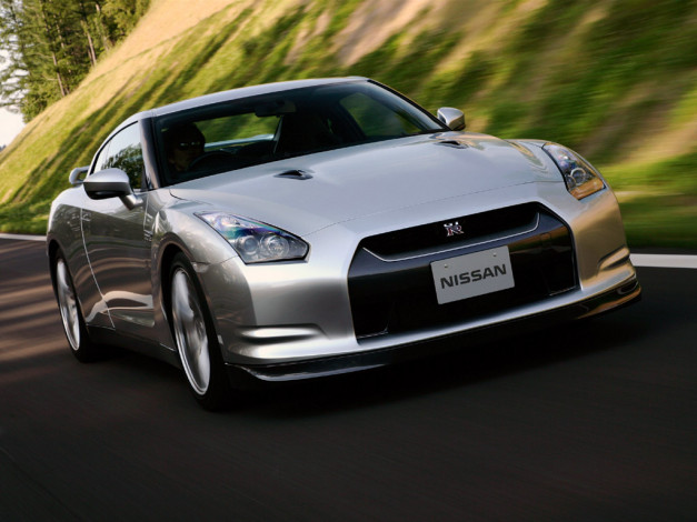 Обои картинки фото 2009, nissan, gt, автомобили, datsun