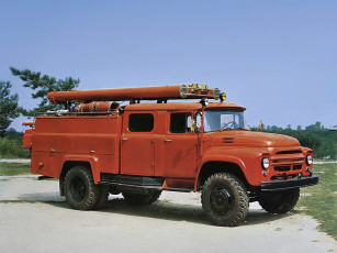 Картинка зил 130 ац 30 автомобили пожарные машины