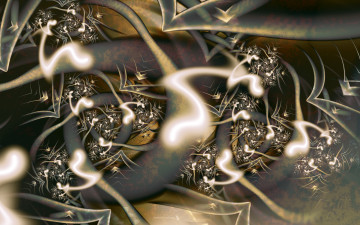 Картинка 3д графика fractal фракталы