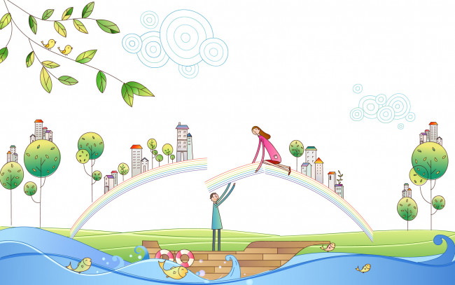 Обои картинки фото векторная, графика