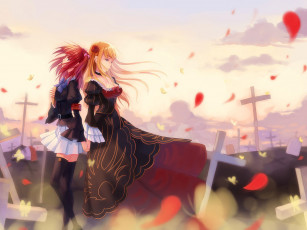 Картинка аниме umineko no naku koro ni