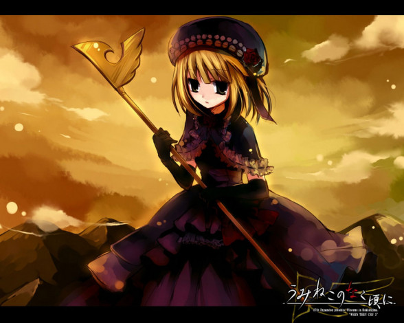 Обои картинки фото аниме, umineko, no, naku, koro, ni