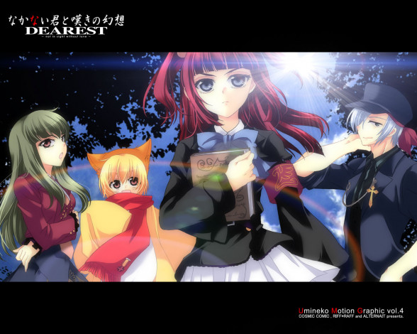 Обои картинки фото аниме, umineko, no, naku, koro, ni