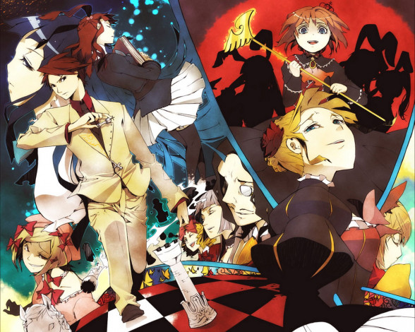 Обои картинки фото аниме, umineko, no, naku, koro, ni