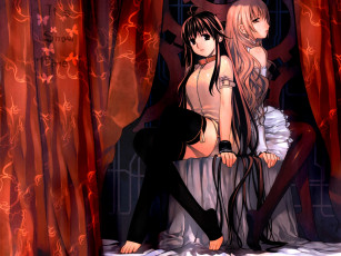 Картинка аниме kurokami the animation