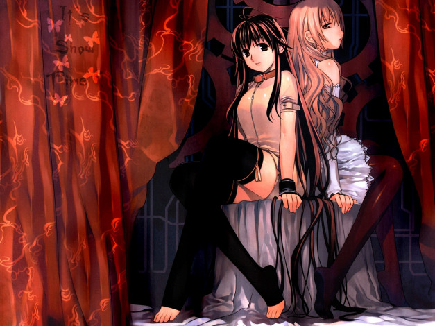 Обои картинки фото аниме, kurokami, the, animation