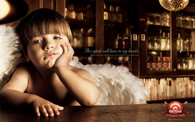 Обои картинки фото besni, бренды, амур, купидон