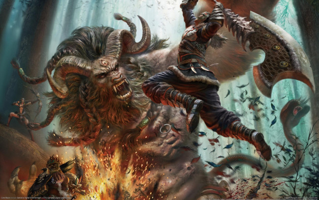 Обои картинки фото core, blaze, видео, игры, монстр