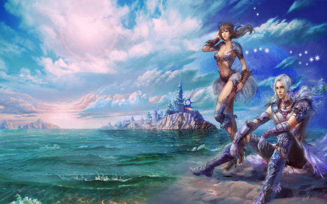 Обои картинки фото perfect, world, rising, tide, видео, игры, international, море