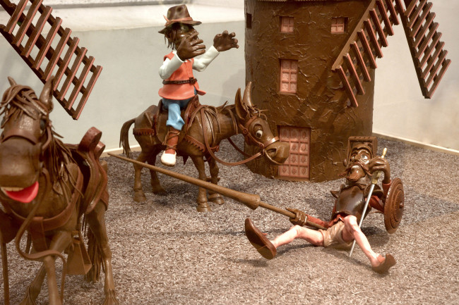 Обои картинки фото еда, конфеты, шоколад, сладости, дон, кихот