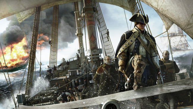 Обои картинки фото assassin, creed, видео, игры, assassin’s, iii, 3