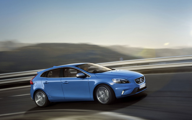 Обои картинки фото volvo, автомобили, v40, cross