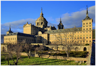 Картинка el escorial города дворцы замки крепости шпили купола парк замок