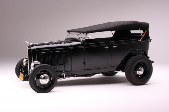 Картинка 1932 ford deluxe v8 phaeton автомобили custom classic car