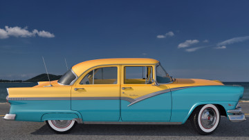 Картинка автомобили 3д ford 1956
