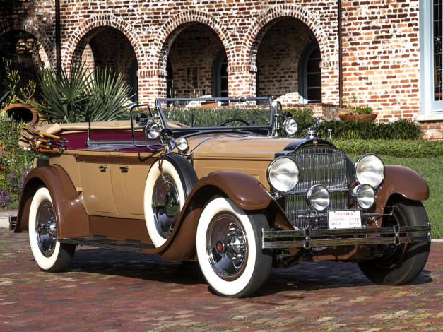 Обои картинки фото packard, custom, eight, dual, cowl, phaeton, автомобили