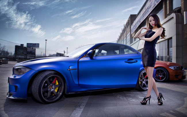 Обои картинки фото автомобили, авто, девушками, азиатка, автомобиль, девушка