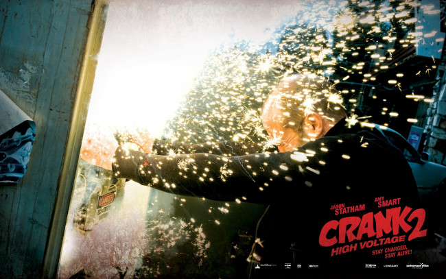 Обои картинки фото кино, фильмы, crank, high, voltage, искры