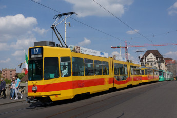 Картинка техника трамваи трамвай город рельсы