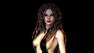 Картинка dark+sorceress 3д+графика фантазия+ fantasy взгляд девушка фон