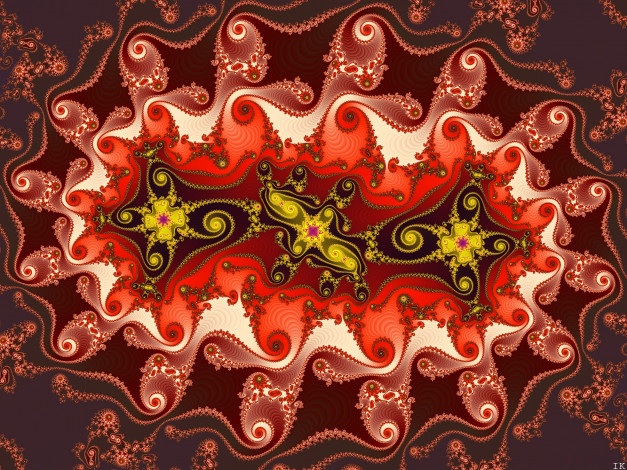 Обои картинки фото 3д графика, фракталы , fractal, узор, фон, цвета