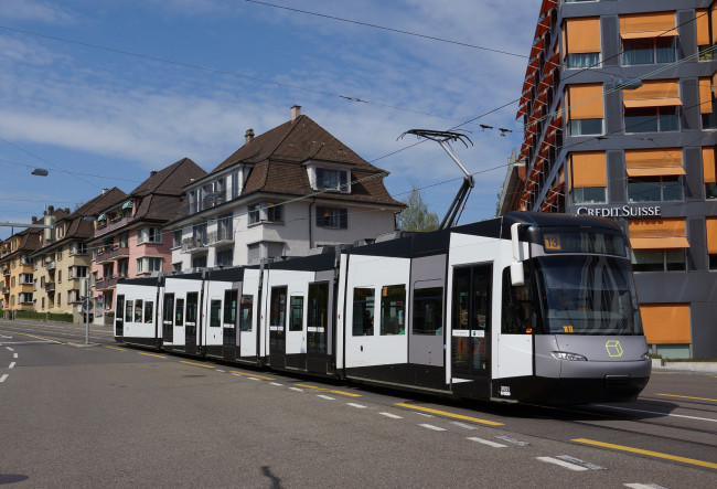 Обои картинки фото техника, трамваи, трамвай, город, рельсы